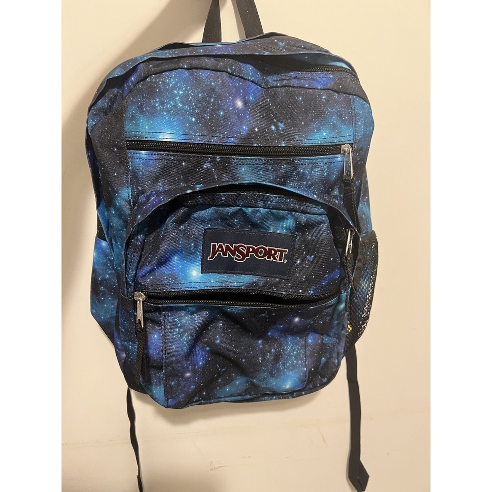 Jansport Galaxy Stars Space Backpack Big Kids Laptop Padded Compartment Retro
